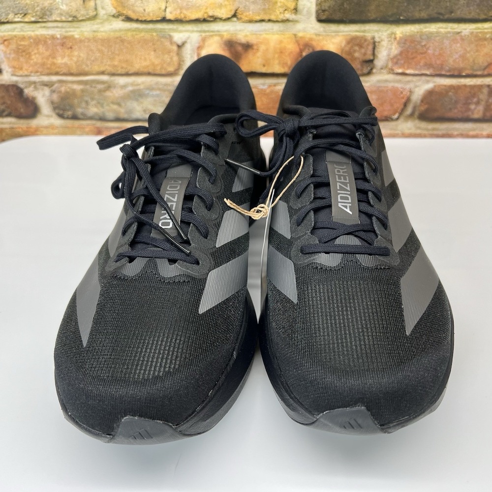 Mens Size 11 - Adidas Adizero Evo SL Black Iron Gray Metallic  Running Shoes - Picture 5 of 8